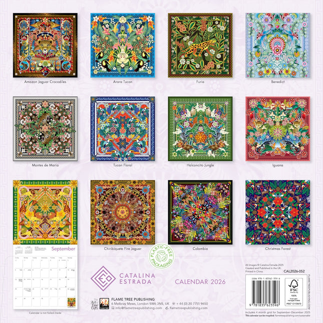 Flame Tree Catalina Estrada Kalender 2026