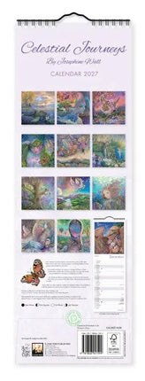Flame Tree Celestial Journeys Slimline Kalender 2027