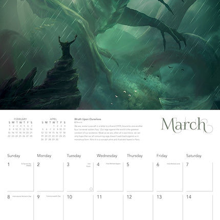 Flame Tree Cthulhu Kalender 2026
