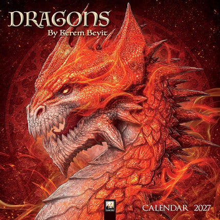 Flame Tree Dragons by Kerem Beyit Kalender 2027
