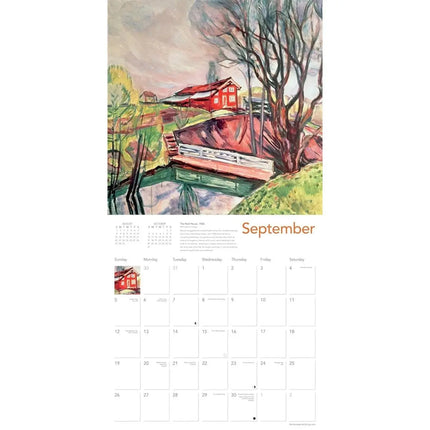 Flame Tree Edvard Munch Kalender 2027