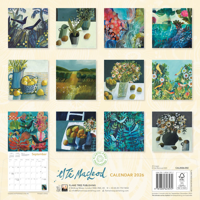 Flame Tree Este MacLeod Kalender 2026