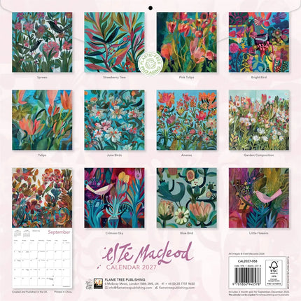 Flame Tree Este MacLeod Kalender 2027