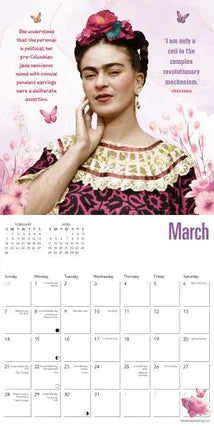 Flame Tree Frida Kahlo Kalender 2027 Mini