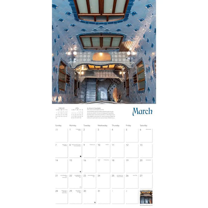 Flame Tree Gaudi Kalender 2027