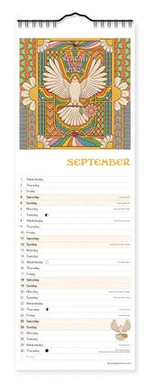 Flame Tree Groovy Slimline Kalender 2027