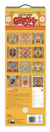 Flame Tree Groovy Slimline Kalender 2027