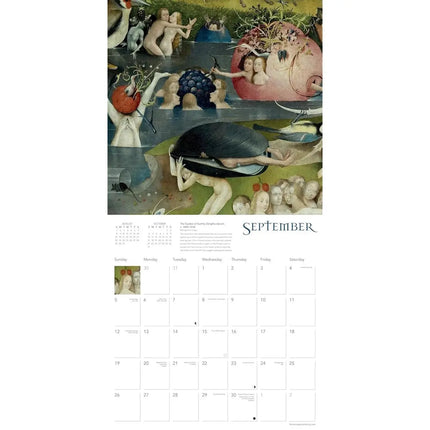Flame Tree Hieronymus Bosch Kalender 2027