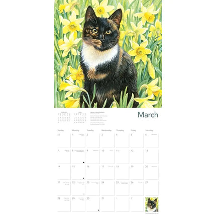 Flame Tree Ivory Cats Kalender 2027