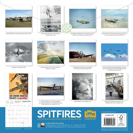 Flame Tree IWM Spitfires Kalender 2027