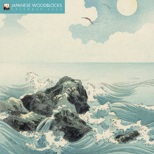 Flame Tree Japanese Woodblocks Kalender 2026