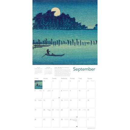 Flame Tree Japanese Woodblocks Kalender 2027