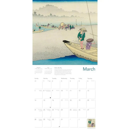 Flame Tree Japanese Woodblocks Kalender 2027