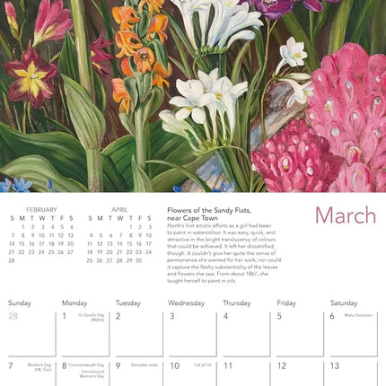 Flame Tree Kew Gardens: Orchids Kalender 2027 Mini