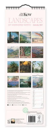 Flame Tree Kew Gardens Slimline Kalender 2027