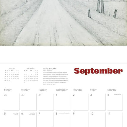 Flame Tree L S Lowry Kalender 2027
