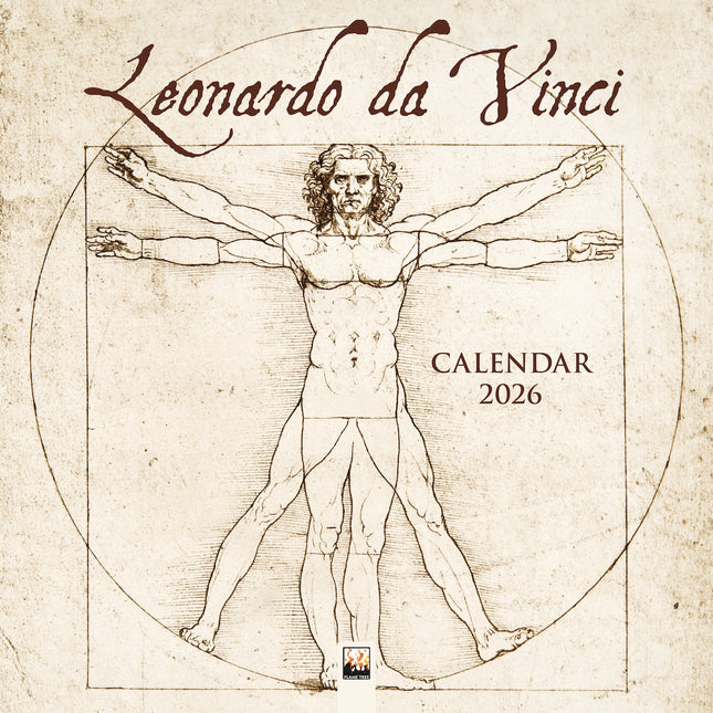 Flame Tree Leonardo da Vinci Kalender 2026