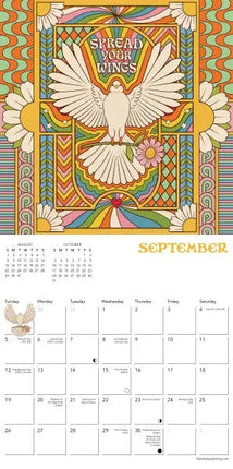 Flame Tree Let's Get Groovy Kalender 2027 Mini