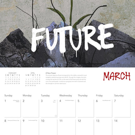 Flame Tree Love and Resist! Kalender 2026
