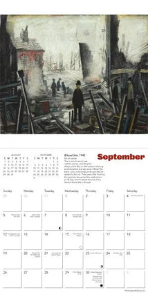 Flame Tree Lowry Kalender 2027 Mini