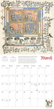 Flame Tree Medieval Manuscripts Kalender 2026