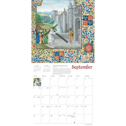 Flame Tree Medieval Manuscripts Kalender 2027