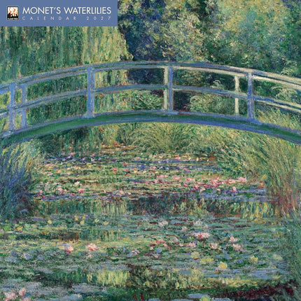 Flame Tree Monet's Waterlilies Kalender 2027