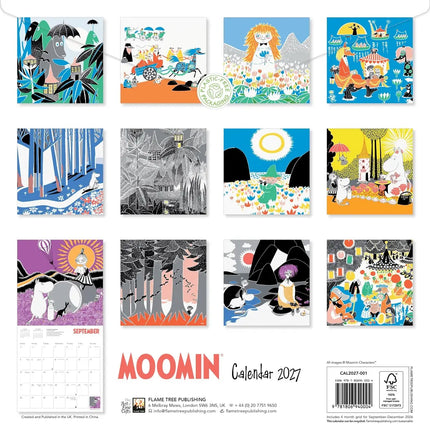 Flame Tree Moomin Kalender 2027