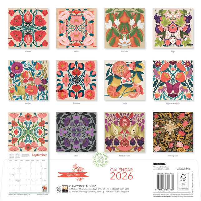 Flame Tree Nina Pace Kalender 2026