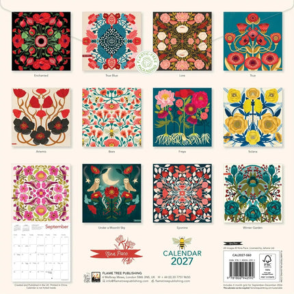 Flame Tree Nina Pace Kalender 2027
