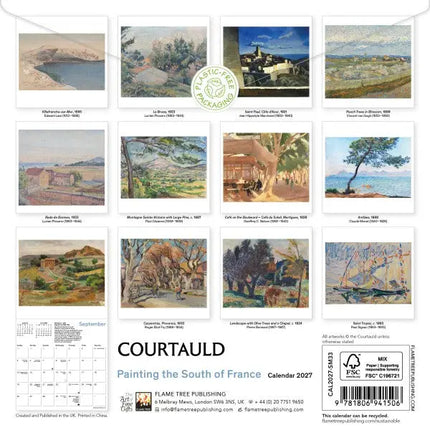 Flame Tree Painting the South of France Kalender 2027 Mini