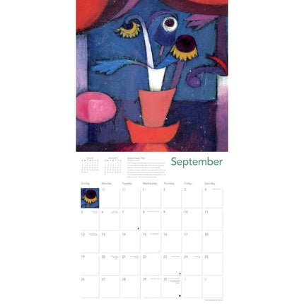 Flame Tree Paul Klee Kalender 2027