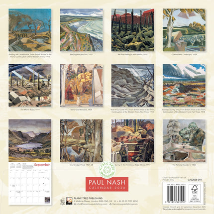 Flame Tree Paul Nash Kalender 2026