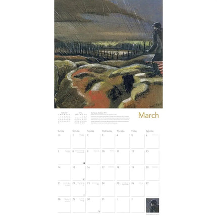 Flame Tree Paul Nash Kalender 2027