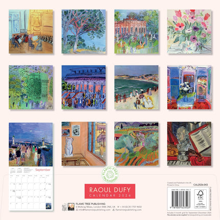 Flame Tree Raoul Dufy Kalender 2026