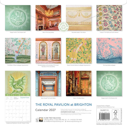 Flame Tree Royal Pavilion Brighton Kalender 2027