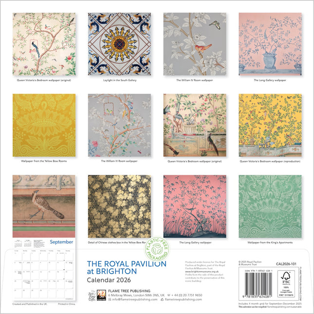 Flame Tree Royal Pavilion Kalender 2026