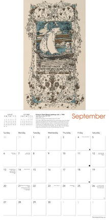 Flame Tree Scottish Arts and Crafts Kalender 2026