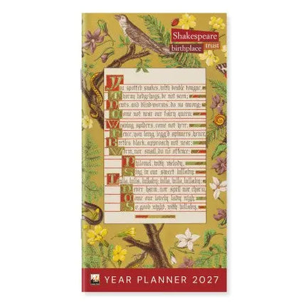 Flame Tree Shakespeare Birthplace Trust Pocket Jaaragenda 2027