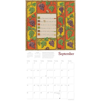 Flame Tree Songs of Shakespeare Kalender 2027