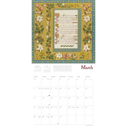 Flame Tree Songs of Shakespeare Kalender 2027