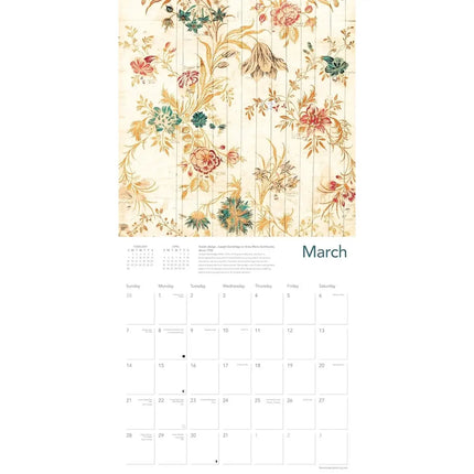 Flame Tree Spitalfields Silks Kalender 2027