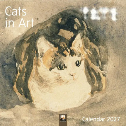 Flame Tree Tate: Cats in Art Kalender 2027 Mini