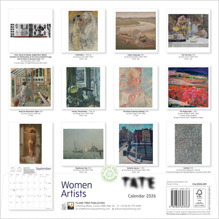 Flame Tree Tate: Women Artists Kalender 2026