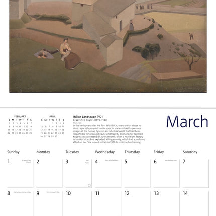 Flame Tree Tate: Women Artists Kalender 2026