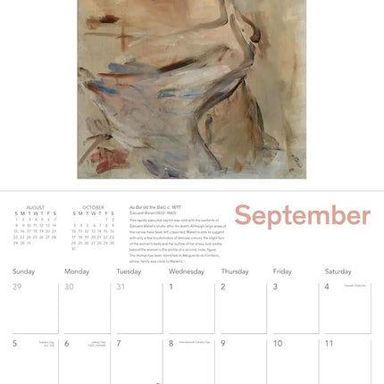 Flame Tree The Courtauld, Paris by Night Kalender 2027