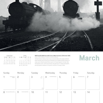 Flame Tree The Power of Steam Kalender 2026
