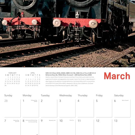 Flame Tree The Power of Steam Kalender 2027