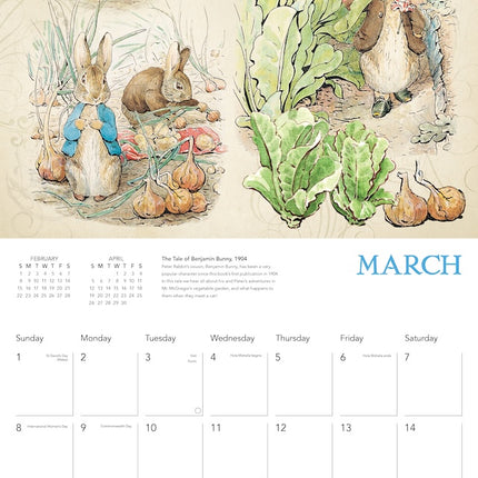 Flame Tree The World of Peter Rabbit Kalender 2026