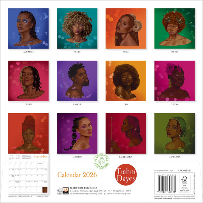 Flame Tree Tiahni Dayes Kalender 2026